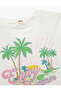 Printed Cotton Short Sleeve Crew Neck T-Shirt - 3