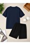 Unisex Bull Printed Design Shorts Set - 2