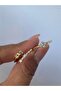 خاتم مفصل مزدوج مرصع بحجر زهرة الحب - 5