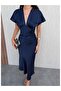 Satin Midi Dress - 3