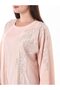 Pink Kaftan with Hand Embroidery - 3