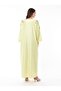Yellow Kaftan with Decorative Hand Embroidery - 4