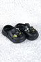 Black Teddy Bear Figured Daily Pool Beach School Nursery Girls' Slippers & Sandals - 3
