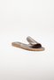 Women's Silver Daily Transparent Tape Comfortable Stylish Lightweight Durable with Inner Pad Gray Sea Pool Beach House Slippers - 5