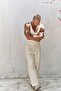 Ayyubay Natural Pleated Men's Trousers