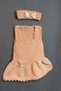- Talia 8659 1005 Hand Knitted Cotton Thread Girl's Dress - Bandana Set - 1 Year Old / Dried Rose - 2