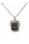 Bozkurt Logo Turkish Flag Necklace – Silver Color Unisex Metal Jewelry