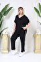 White Stripe Detail Plus Size Suit