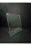 Clear Plexi Earring Stand - Perforated Jewelry Display and Organizer Rack - 2