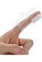 Fingertip Baby Silicone Toothbrush With Soft Bristles For Infants, White - 4