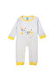 100% Cotton Printed Long Sleeves Jumpsuit/Romper/Sleepsuit for babies - 4