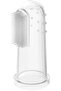 Fingertip Baby Silicone Toothbrush With Soft Bristles For Infants, White - 2