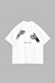 I Love You Printed Oversized Unisex White T-Shirt