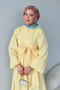 Women's Side Cross Tie Dress - Yellow - 4