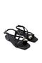 Kindep (Park Moda) Buckle Detailed Thumb Daily Women's Sandals Black - 2