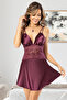 Thin Strap, Lace, Satin Women's Nightgown