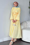 Women's Side Cross Tie Dress - Yellow