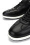 Men's Genuine Leather Black Casual Shoes - 4