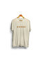 Five Star / Men's Ecru Cream Color T-Shirt / 100% Cotton Premium Quality / Regular Fit
