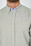 Giorgianni Collar Button Striped Linen Slim Fit Shirt - 5