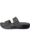 Smoked Double Buckle Orthopedic Sole Daily Stylish Slippers - 2
