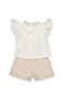 Weaving Shorts 2-Piece Set (Classy Girl) K4815