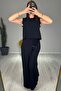 Linen Trousers Blouse Set - 6