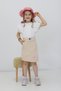 Girl's Linen Shorts Skirt Tulle Colorful Floral Detailed Lycra - 2