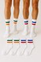 4-Piece Cotton Sports Tennis College Socks - 3