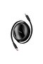 Retractable Data Cable Type-C to Type-C, 100W, 1m, Basues, Free2Draw Mini, Black