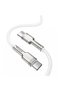 Cablu de date Baseus Cafule, USB-C - USB-C, 100W, 2m, Alb - 3