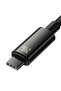 Data cable Baseus Tungsten Gold, USB Type-C, 240W, 1m (Black) - 3