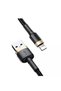 Baseus Cable data cable, Lightning - USB, 1 meter, 2.4A (Gold/Black)