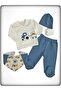 Tractor Embroidered Baby Boy 5-Piece Newest Bodysuit Set Models