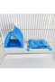 Bird Bed and Tent for Budgie and Birds of Its Size Set of 2 - 4