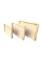 Set of 3 Natural Pine Wood Trays |   Handmade Presentation & Serving Tray |   Small - Medium - Large
