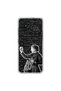 Samsung Galaxy A71 Compatible Transparent Case with Marie Curie Design