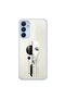 Samsung Galaxy A15 Compatible Transparent Case with Aesthetic Face 2 Design