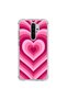 Xiaomi Redmi Note 8 Pro Compatible Transparent Case with Heart 1 Design