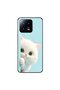 Xiaomi Mi 13 Compatible Transparent Case 2 with Plush Cat Design
