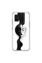 Samsung Galaxy A71 Compatible Transparent Case with Aesthetic Face 3 Design