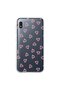 Samsung Galaxy A10 Compatible Transparent Case Transparent Heart 3 Design
