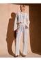 Thin Straw Textured Summer Suit