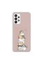 Samsung Galaxy A73 Compatible Transparent Case with Kedişler 1 Design
