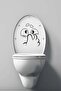 Decorative Cute Fragrance |   Toilet Seat Bathroom Wc Sticker 24X21 cm