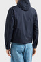 Jacquard Logo Printed Regular Fit Removable Hooded Coat Men's Coat Em001003 Af1 - 3