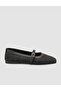 Wicker Black Women's Ballerinas