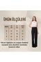 Women's High Waist Palazzo Pants Wide Fit - Elastic with a Recovery Effect, Stylish Pleated Cut - 6