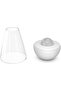 Swiss Made Stadler Form Nina Aroma Diffuser White + Fragrance Globe Pearls Beads Bundle - 3