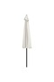 Balcony Parasol with Aluminium Pole Sand 300x155 cm Half - 4